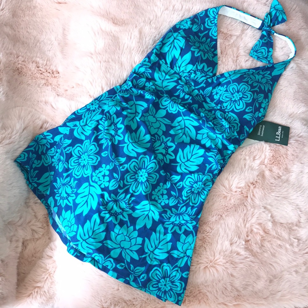 Ll Bean slimming swim dress